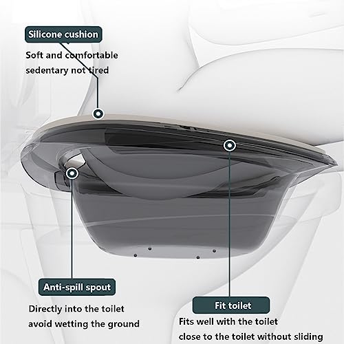 Transparent Gray Foldable Sitz Bath Tub S860
