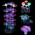 4 Pack Glow Silicone Aquarium Decorations C760008