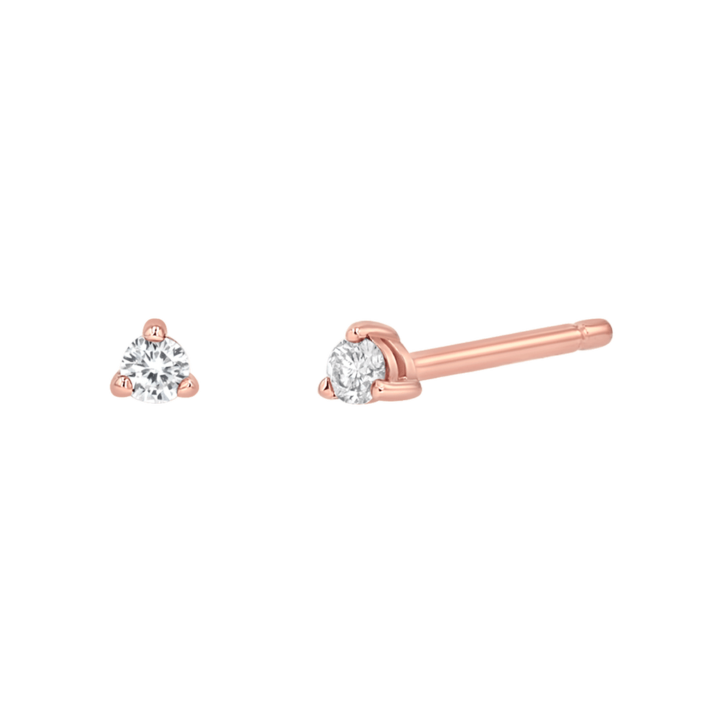 Tiny Diamond Studs S906