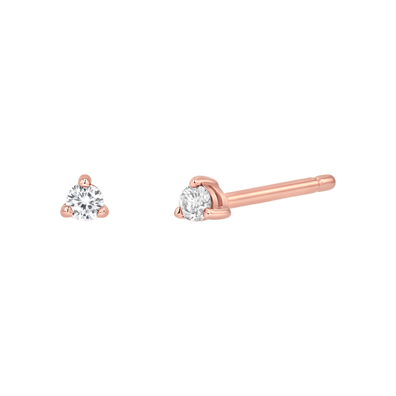 Tiny Diamond Studs S906