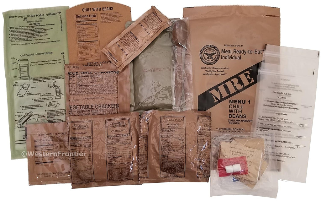 12 Meals Military Surplus Meal Ready to Eat H960832