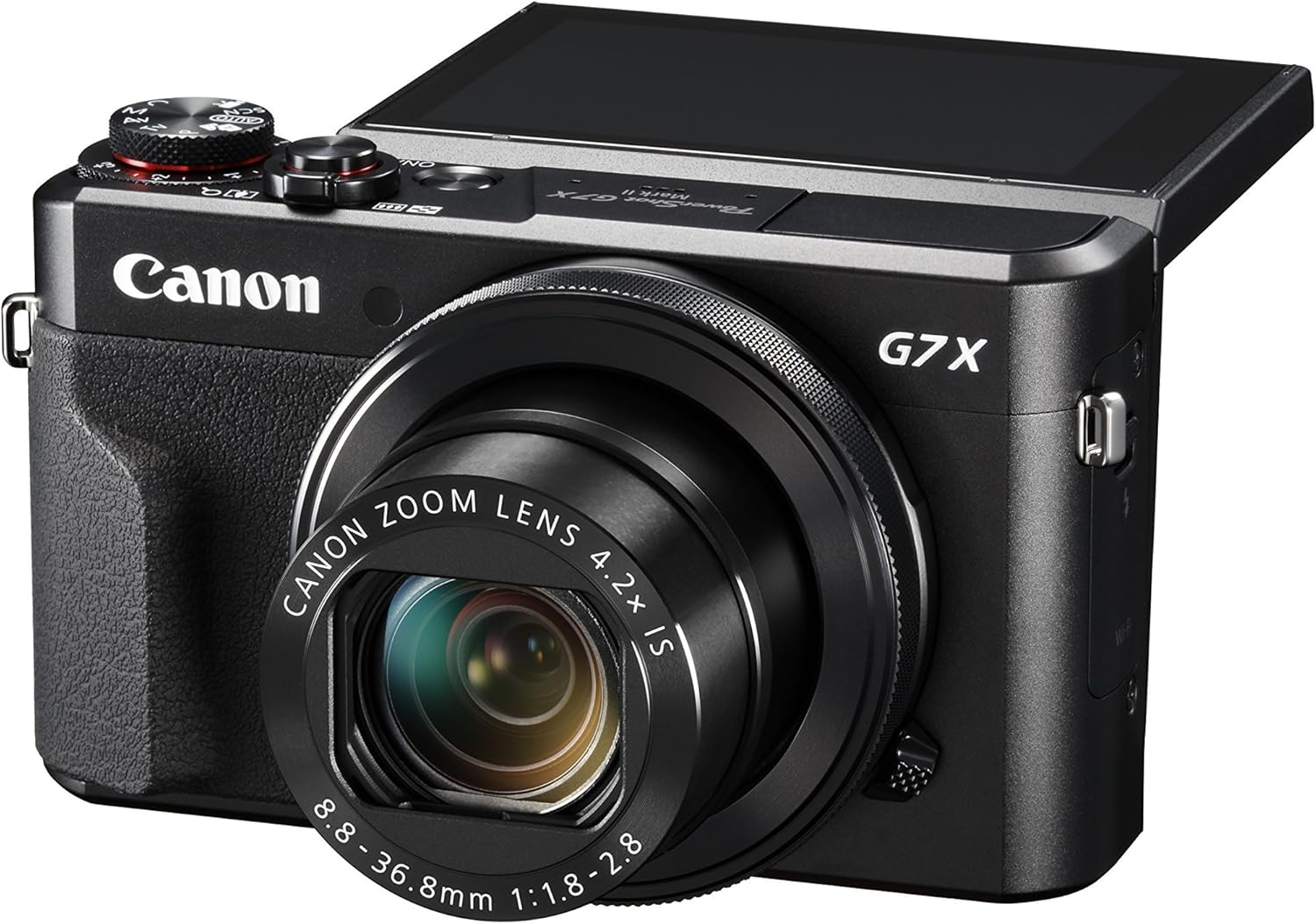 Black 1 Inch Sensor Digital Camera with tilt LCD screen T8220