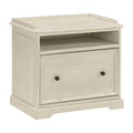 Antique White File Cabinet V79905