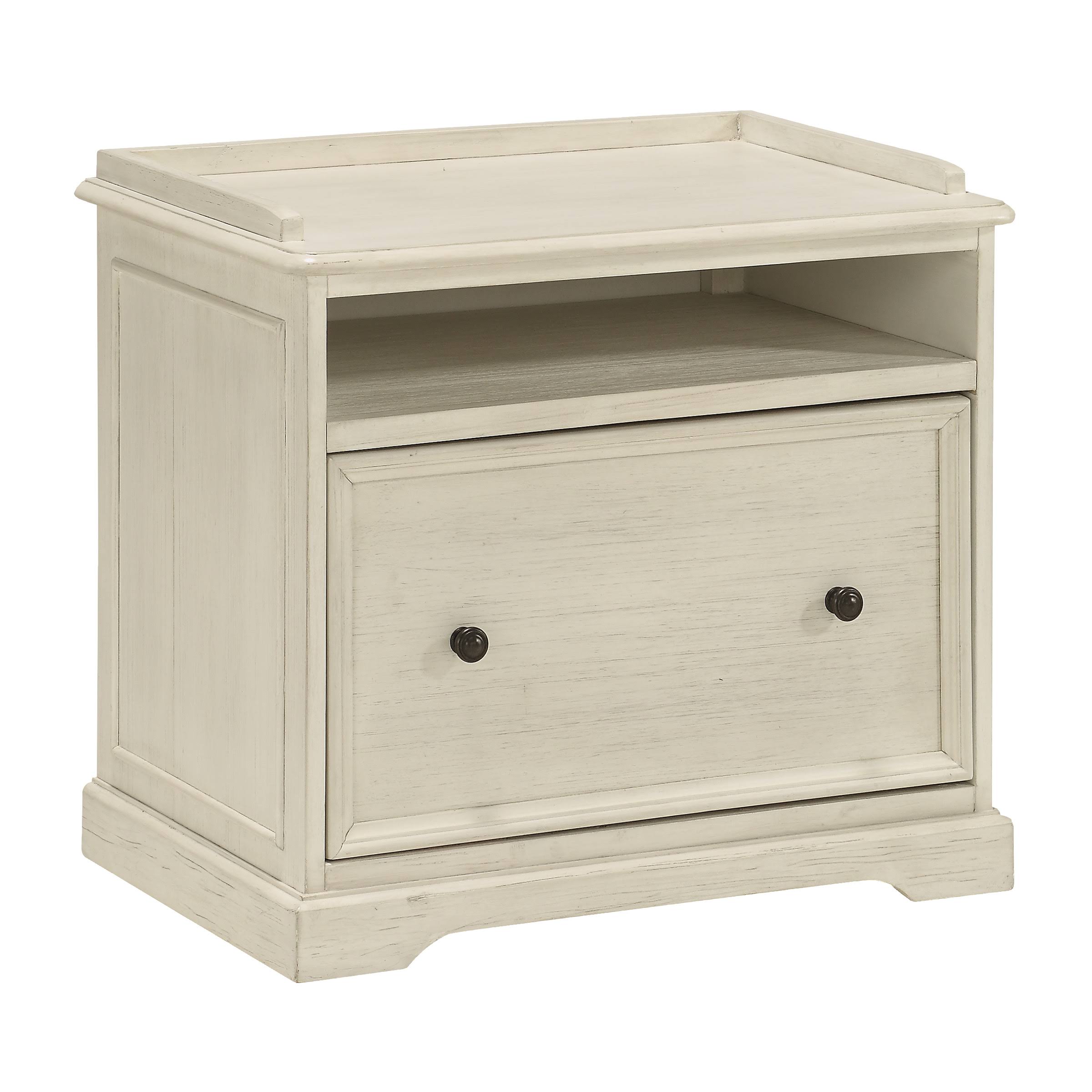 Antique White File Cabinet V79905