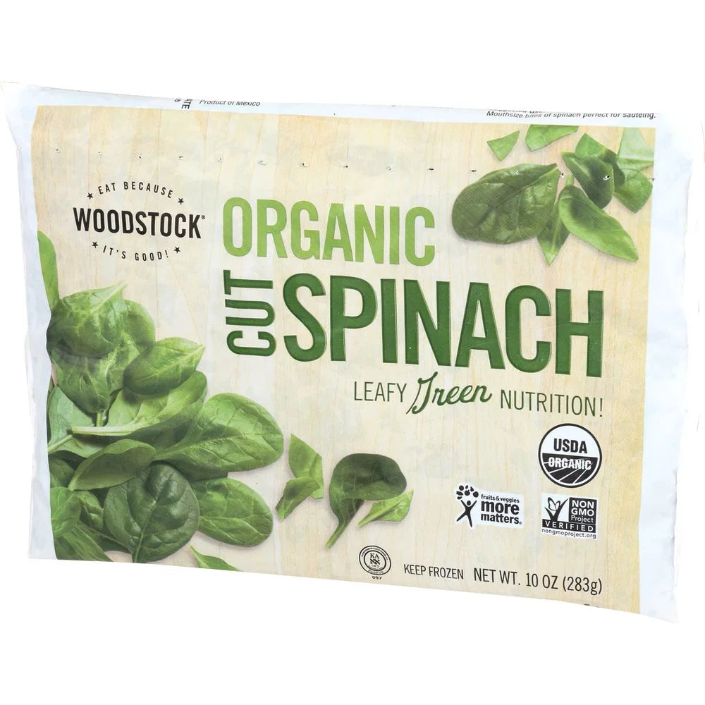 Organic Cut Spinach, 10 Ounce -- 12 per case Q92838