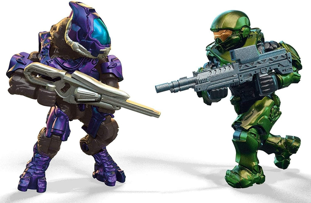 Mega Construx Halo Spartan-IV Team Battle Micro Action Figure Building Set Z63528