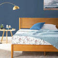 Full Wood Platform Bed Frame V8885