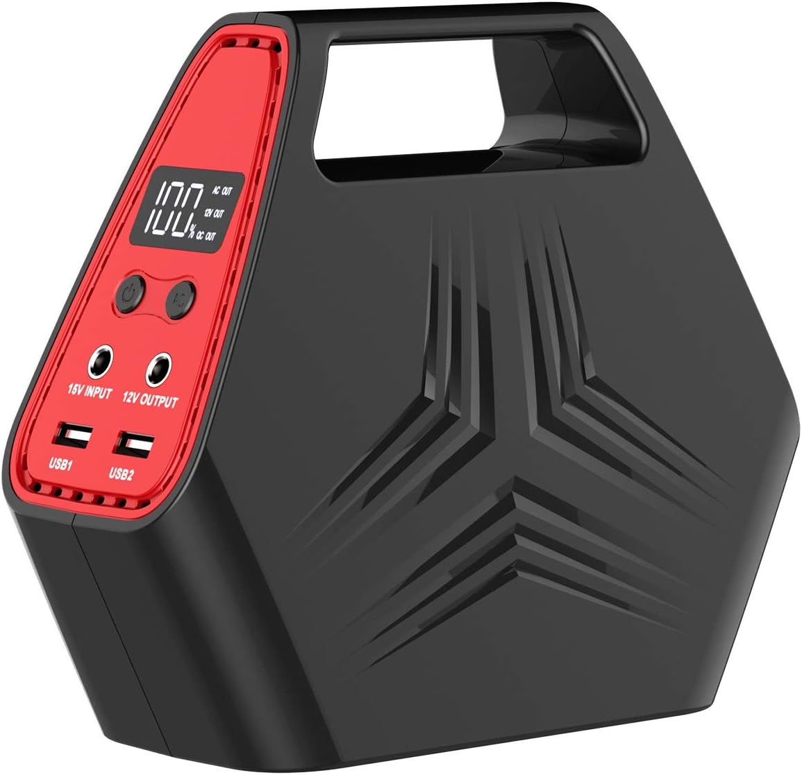 146Wh 42000mAh Portable Power Station with Dual 110v AC Outlet, 2 DC Ports, QC 3.0 USB Ports N171