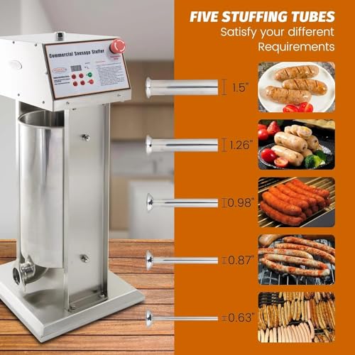 22LB Stainless Steel Electric Sausage Stuffer P784