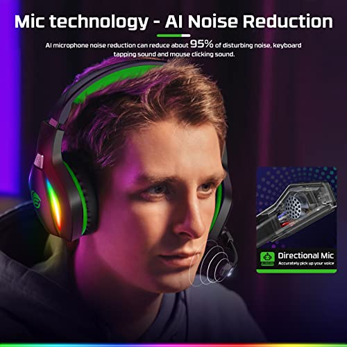 Wireless Gaming Headset with Microphone J840