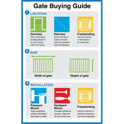 Extra Tall Walk Thru Baby Gate A5519