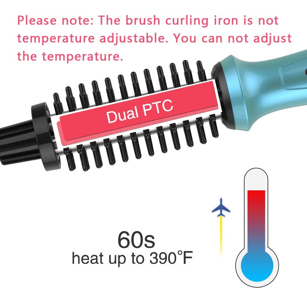 3/4 Inch Dual Voltage Ceramic Tourmaline Ionic Curling Iron S16916