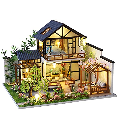 DIY Dollhouse Miniature with Wooden Furniture Kit, 1:24 Scale S1421