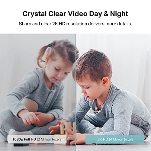 1080p HD Smart Security Camera with Night Vision, White D407