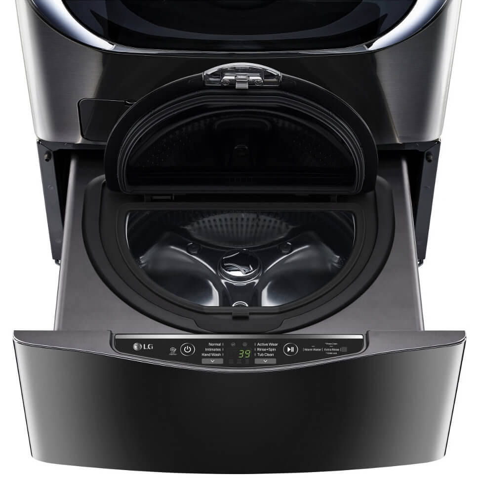 1.0 Cu. Ft. Black Stainless Pedestal Washer Z275