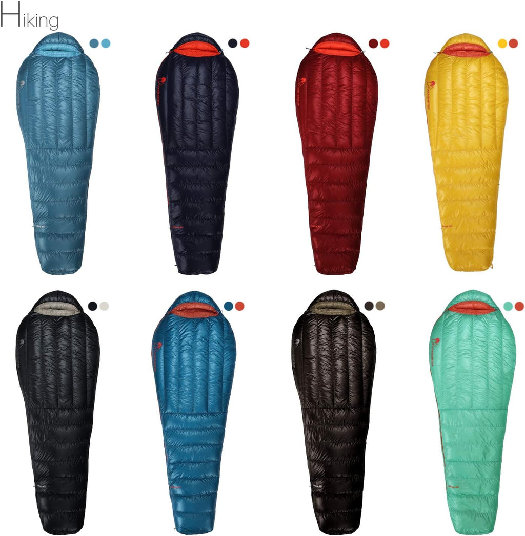 650 Fill Power Duck Down Mummy Sleeping Bag Q258380