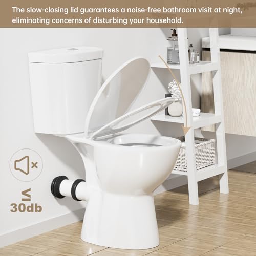 Rear Outlet Toilet With 19 Inch Tall Toilet Bowl & Tank L11408
