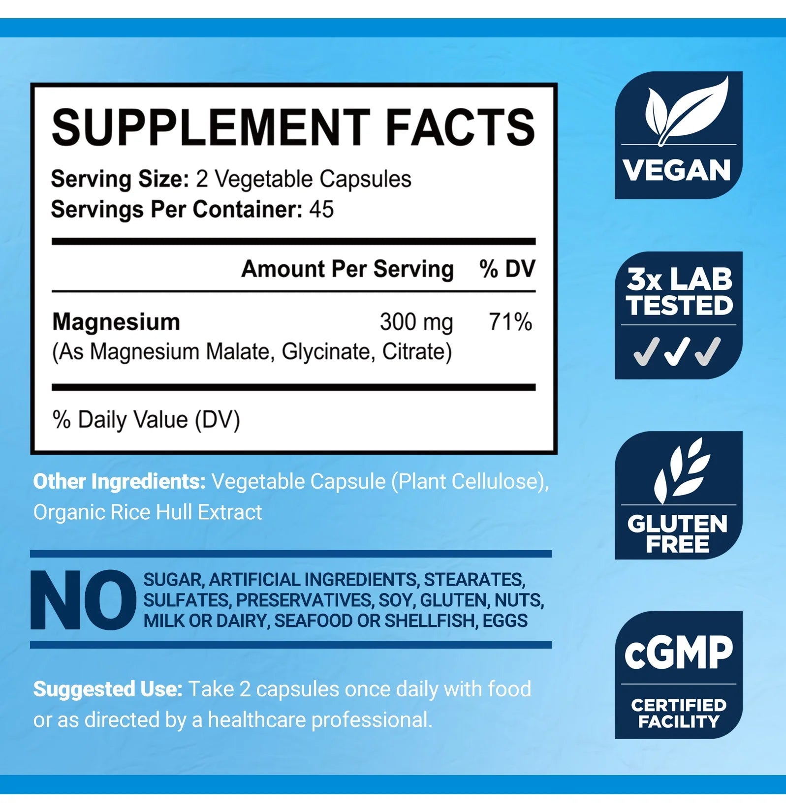 Triple Magnesium Glycinate, Malate, Citrate and Antarctic Krill Oil P252