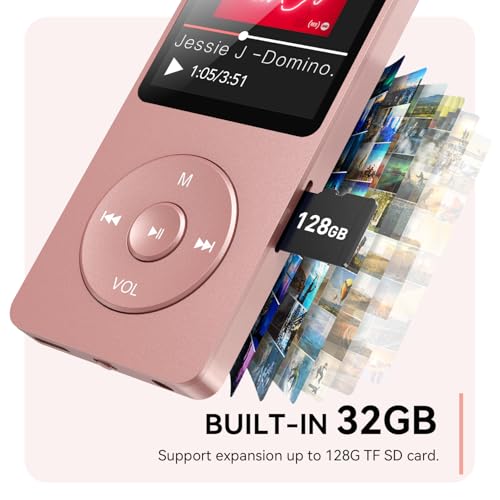 MP3 Player with Bluetooth, 1.8 inch Screen, 32GB F97719