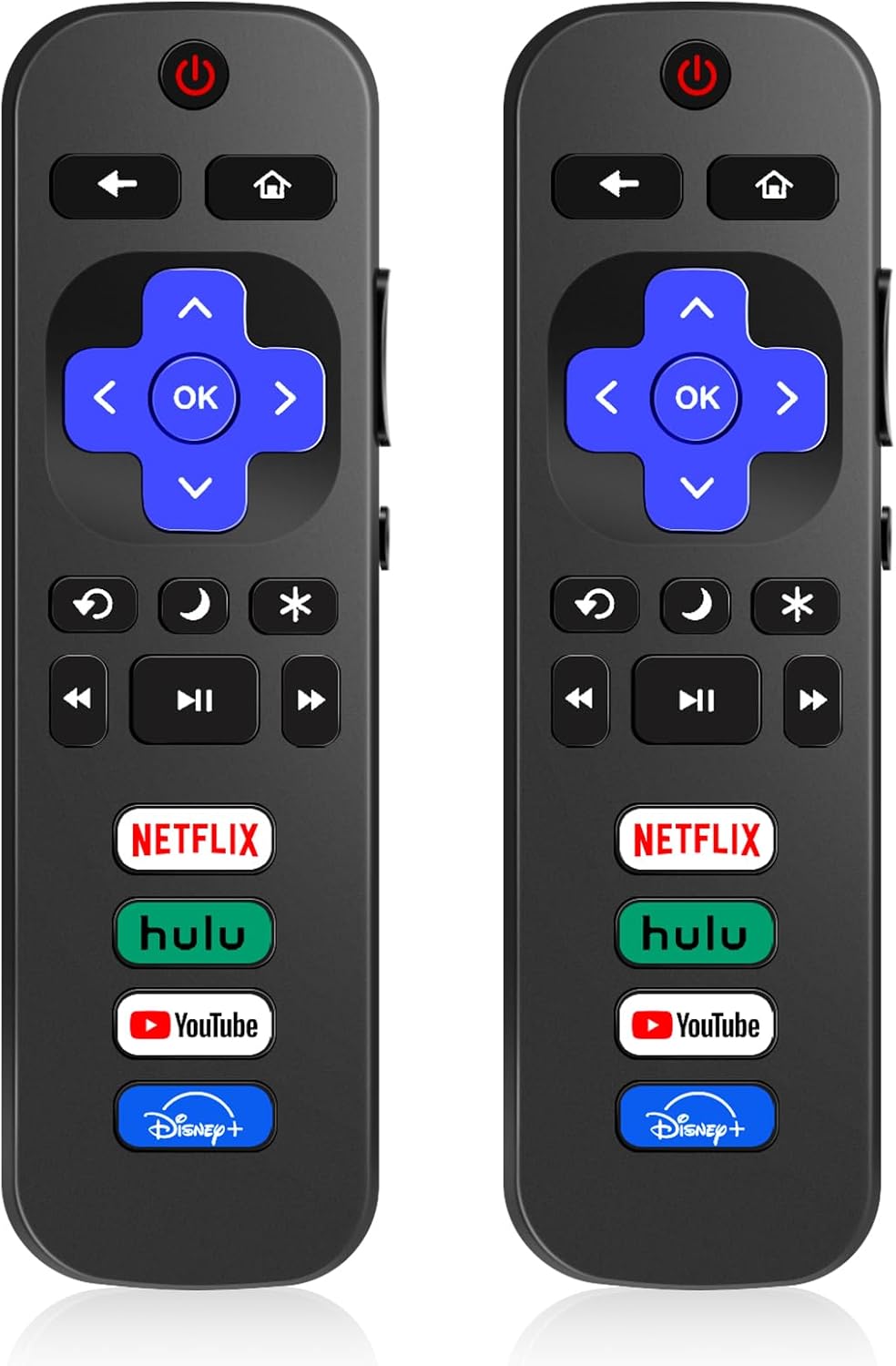 2 Pack Universal Infrared Remote Control for Roku TV K191
