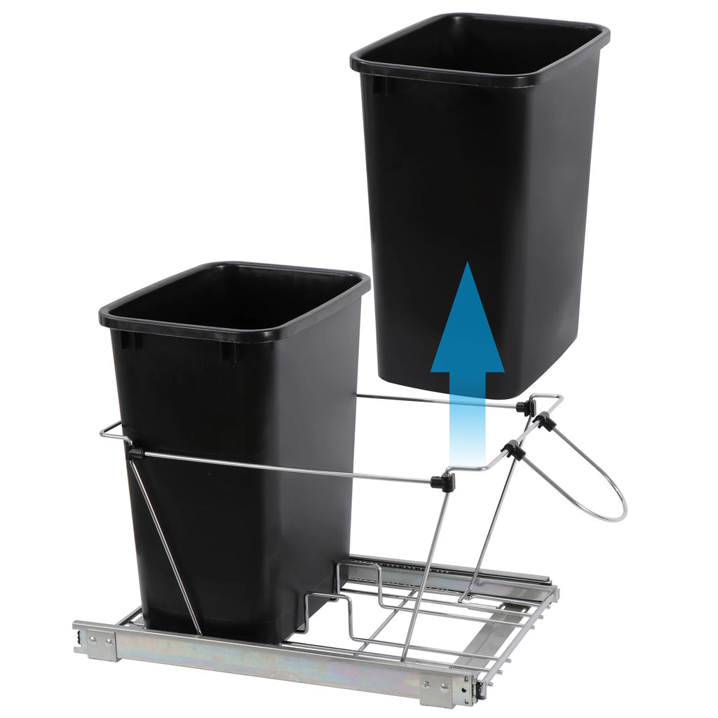 Dual 35Qt Pullout Trash Can A507