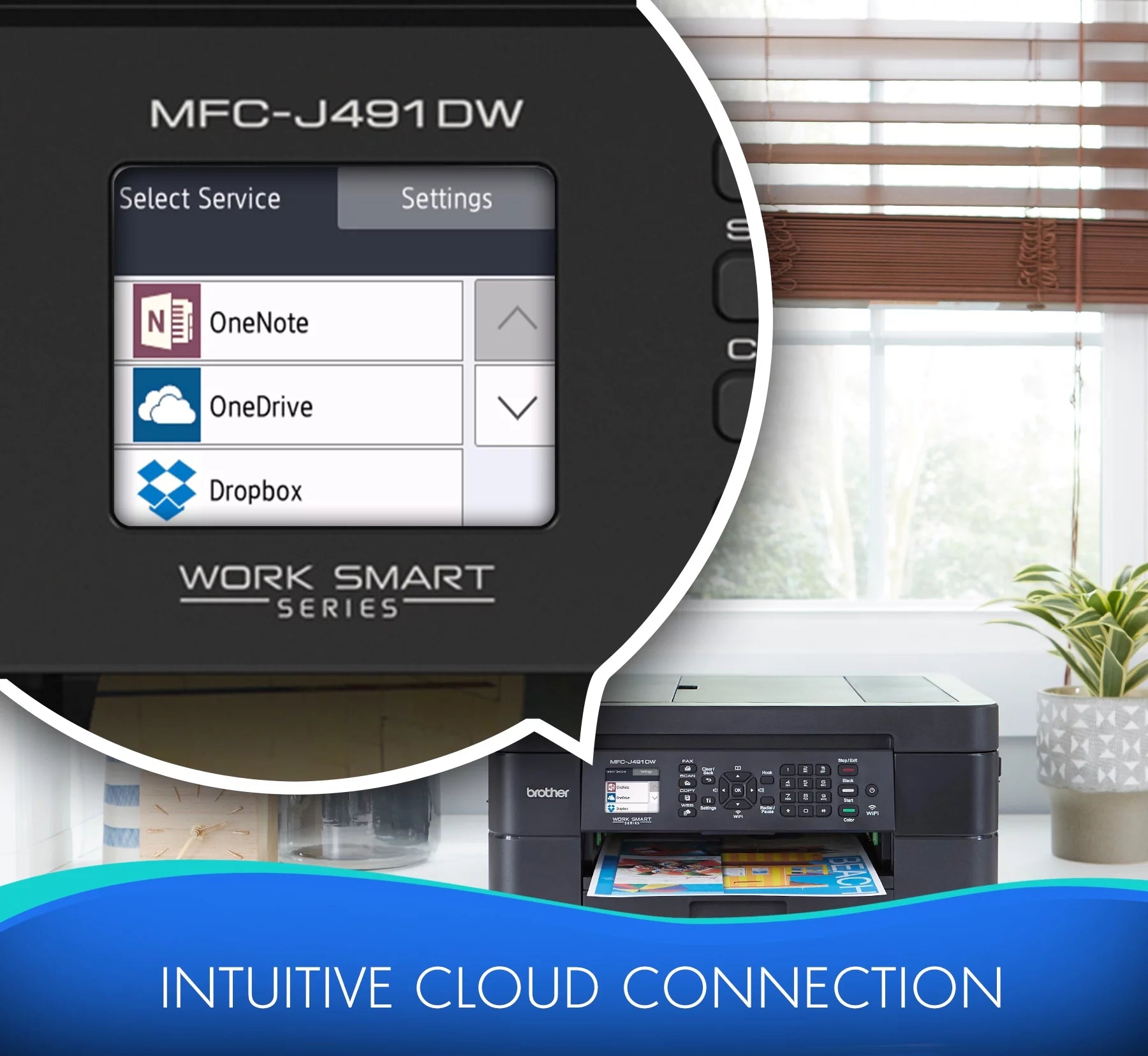 Wireless All-in-One Inkjet Printer P66358