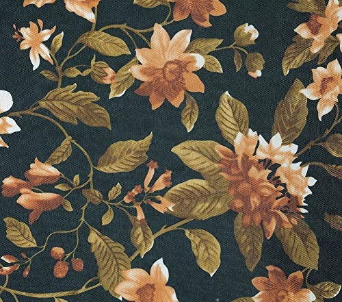 Sheer Curtains Voile Panel Retro Print Matching Printed Window Treatment Semi Draperies (1 Panel, W 50 x L 72 inch) R711055