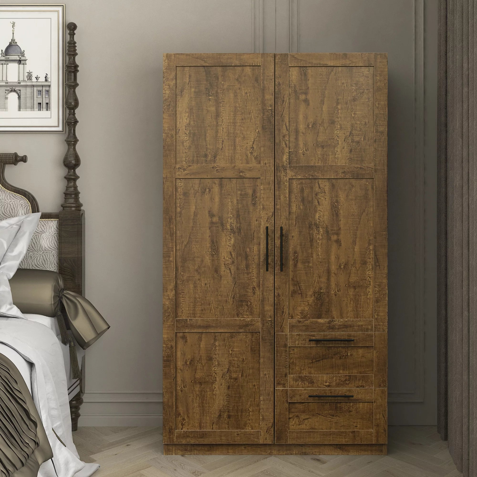Oak Large Storage Cabinet T525349