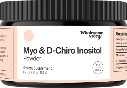 Myo-Inositol & D-Chiro Inositol Powder, 40:1 Ratio, 30-Day Supply Z164106