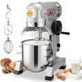 Commercial Food Mixer 10Qt Stainless Steel Bowl 450W 3 Speeds U411