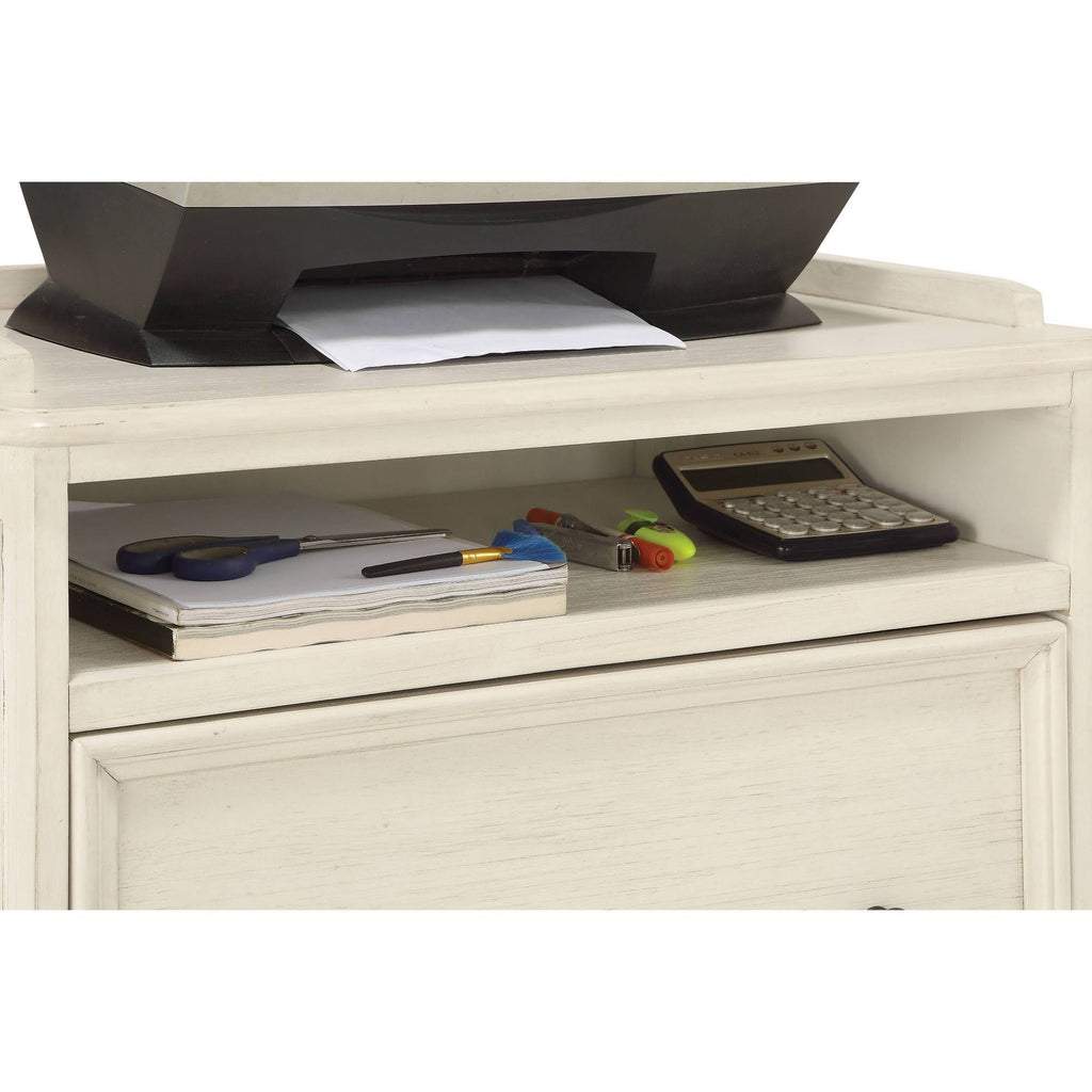 Antique White File Cabinet V79905