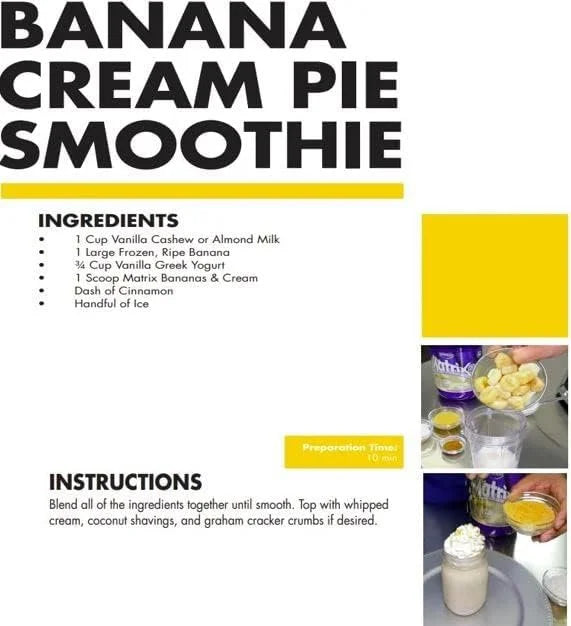 Banana Cream Protein Powder Blend - 5 lbs J314013