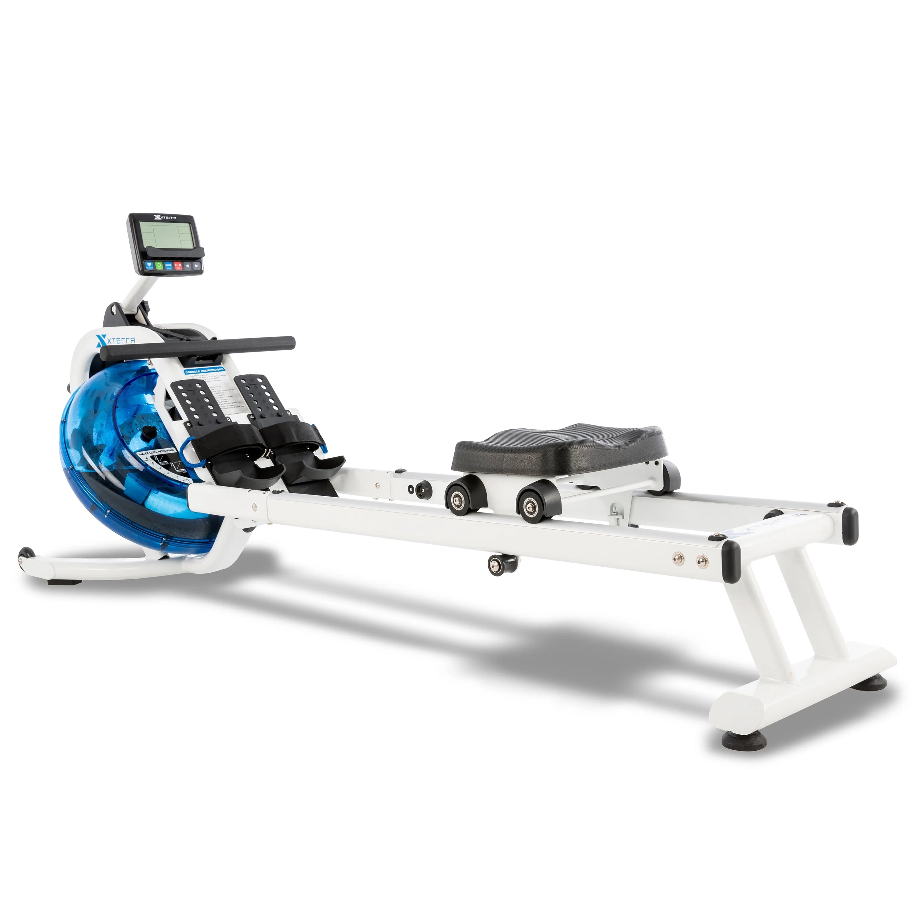 Water Rowing Machine with 6 Resistance Levels and LCD Display B379876