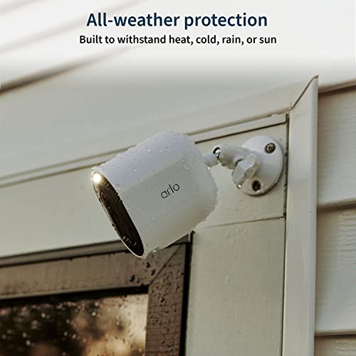 White 2K HDR Wireless Security Camera 4 Cameras Y69436