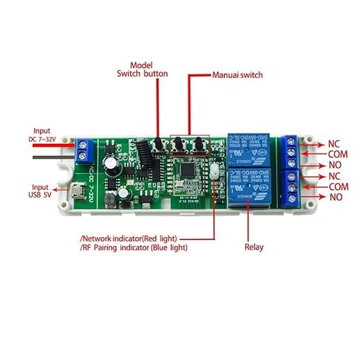 Zigbee 4CH DC7-32V USB 5V Relay Smart Switch Module I5329