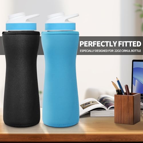 2 Pack Black Sleeve for 22oz Water Bottle G529816
