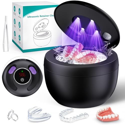 Black 200ML Ultrasonic Retainer Cleaner W278