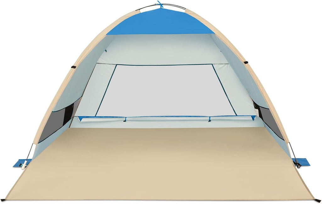 Large Pop Up Beach Tent 4 Person Anti-UV Portable Sunshade B623