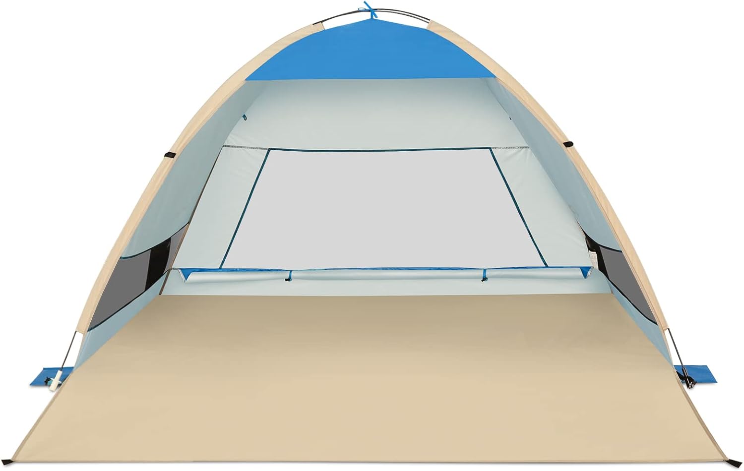 Large Pop Up Beach Tent 4 Person Anti-UV Portable Sunshade B623