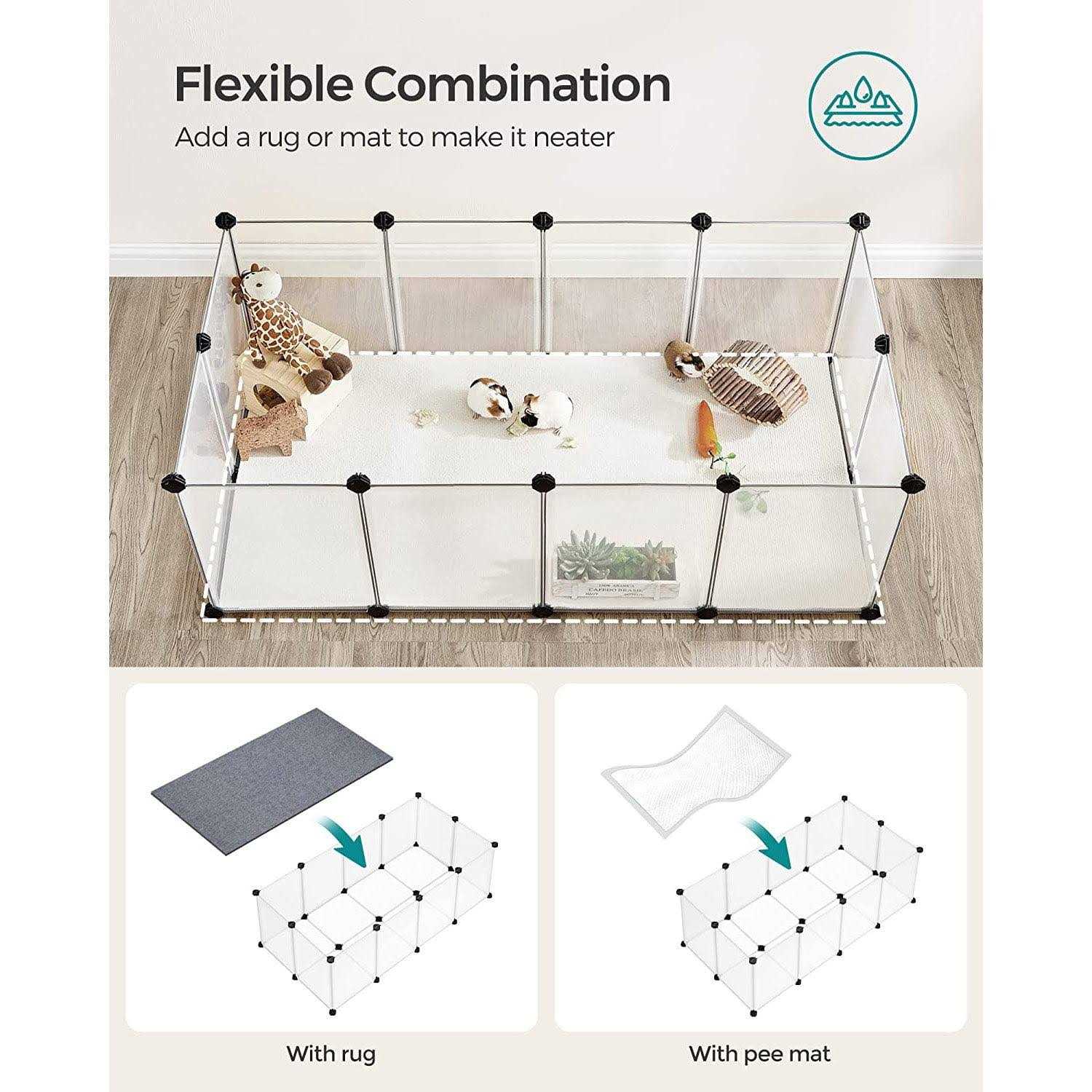 Plastic Pet Playpen with Floor S952486
