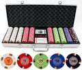 13.5g 500pc Clay Poker Chips Set V297923
