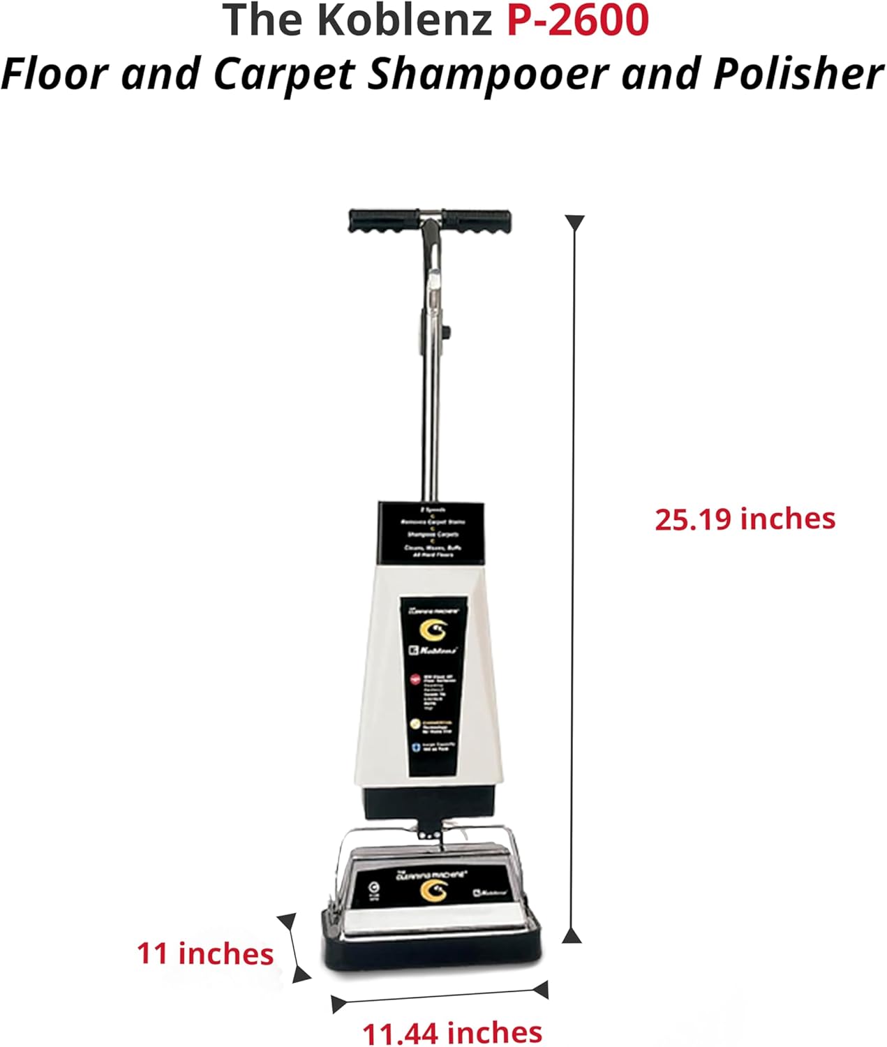 Commercial Floor and Carpet Shampoo Polisher E2072