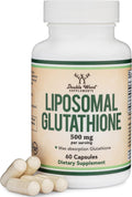 Liposomal Glutathione Supplement 500mg per Serving, 60 Capsules J7639