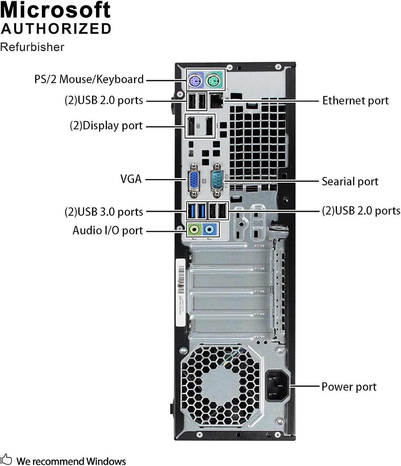 Intel Core i3-4130 3.4 GHz 8GB RAM 500GB HDD Desktop Computer M1638