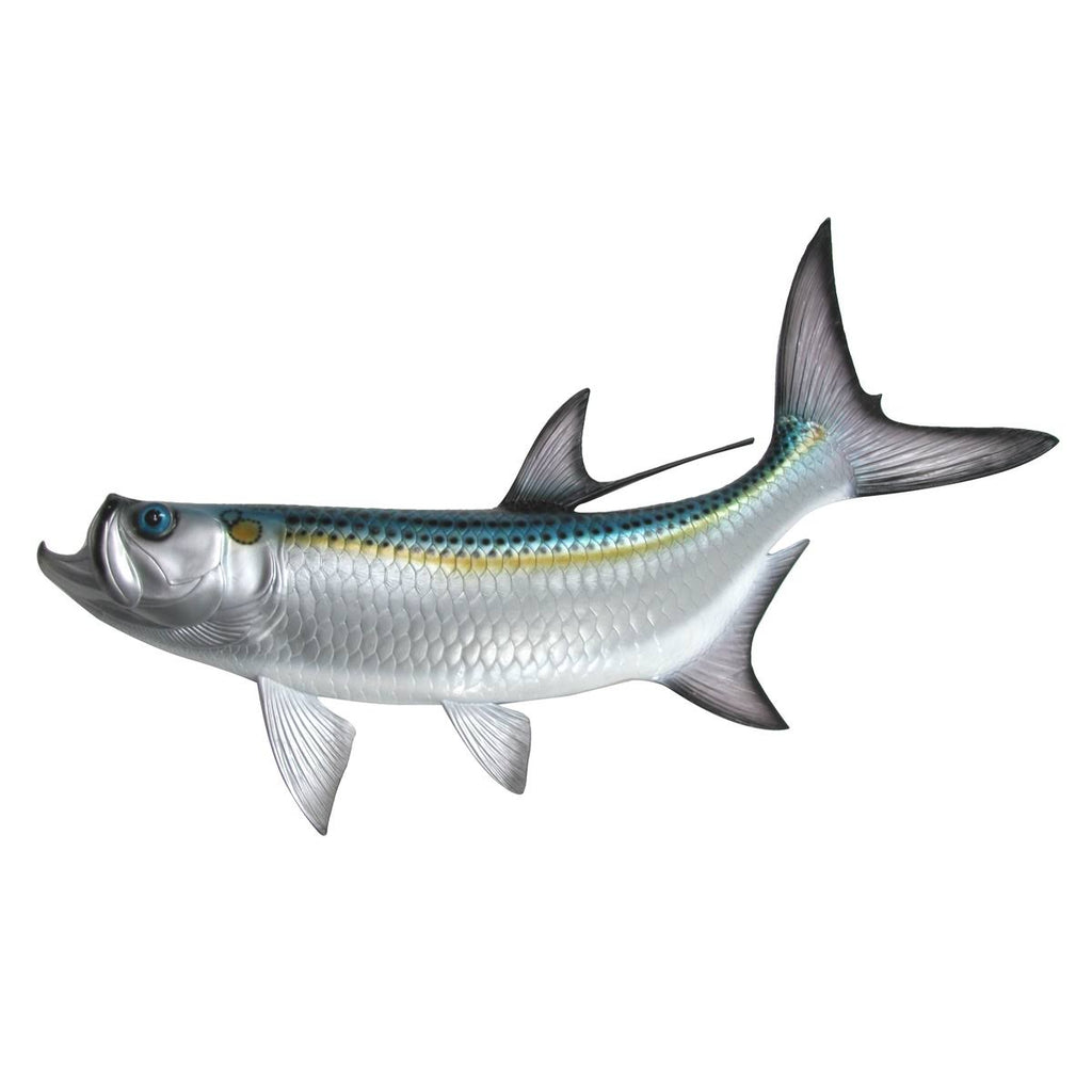 48x22 Tarpon Fish Wall Mount Plaque M5207