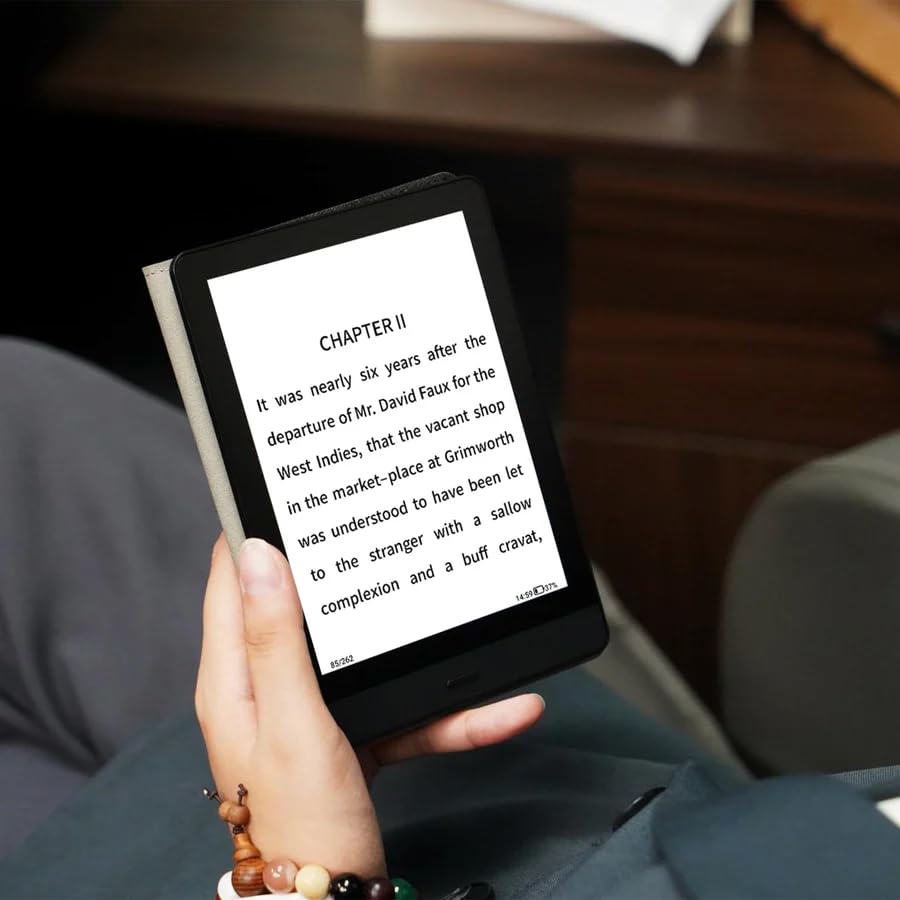 Black 6-Inch E-Ink Tablet with 32GB Storage L818
