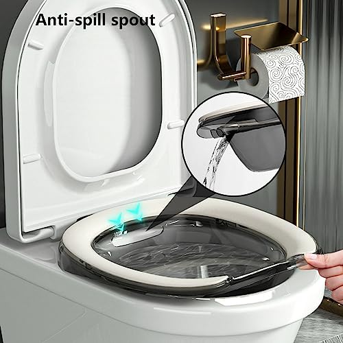 Transparent Gray Foldable Sitz Bath Tub S860