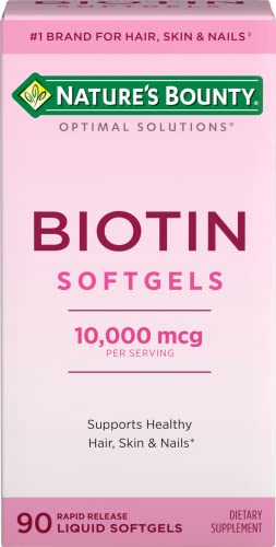 Biotin 10,000 mcg 90 Rapid Release Liquid Softgels V74997