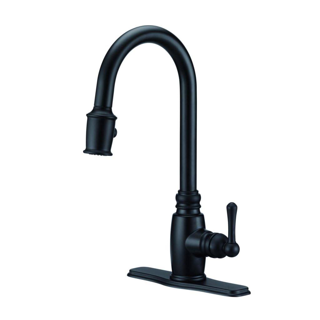 Chrome Single Handle Pull-Down Kitchen Faucet Z4030