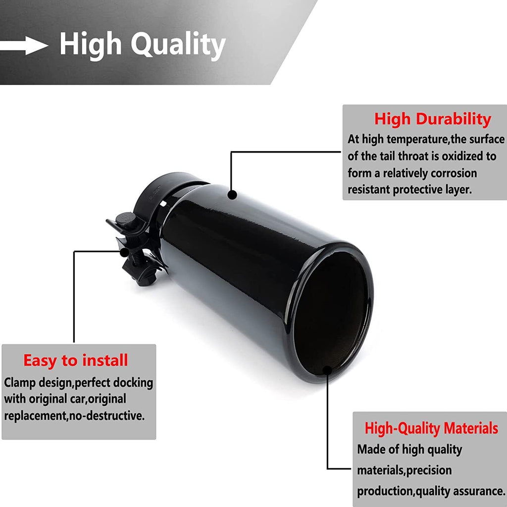 Black Chrome Exhaust Tip N84114